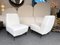 Italian Slipper Chairs with Bouclé Fabric by Studio Apa for Lenzi, 1960s, Set of 2 2
