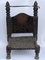 Antique Indian Hand-Carved Wabi Sabi Low Tribal Chair, Image 7