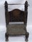 Antique Indian Hand-Carved Wabi Sabi Low Tribal Chair, Image 12