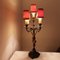 Antique Art Nouveau Bronze 5-Arm Candelabra Table Lamp, 1900s, Image 2