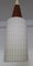 Lampada da soffitto piccola vintage con paralume cilindrico in vetro bianco, anni '70, Immagine 3