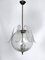 Mid-Century Murano & Clear Bullicante Glass Chandelier from Barovier, 1940s, Image 1