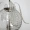 Mid-Century Murano & Clear Bullicante Glass Chandelier from Barovier, 1940s, Image 3