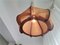 Large Mid-Century French Wooden Hanging Lamp, 1960s, Image 3
