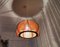 Large Mid-Century French Wooden Hanging Lamp, 1960s 7