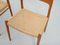 Model 75 Teak & Paper Cord Chairs by Niels Otto (N. O.) Møller for J.L. Møllers, 1960s, Set of 4 6