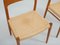 Model 75 Teak & Paper Cord Chairs by Niels Otto (N. O.) Møller for J.L. Møllers, 1960s, Set of 4, Image 9