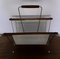 Vintage Newspaper Stand with Brass Frame, 1970s, Image 3