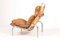 Mid-Century Lounge Chair in Patinated Suede and Steel by Erik Jørgensen, 1960s 6