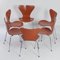 Sedie Butterfly di Arne Jacobsen per Fritz Hansen, anni '70, set di 6, Immagine 6