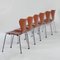 Sedie Butterfly di Arne Jacobsen per Fritz Hansen, anni '70, set di 6, Immagine 4