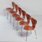Butterfly Chairs by Arne Jacobsen for Fritz Hansen, 1970s, Set of 6 2