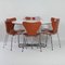 Butterfly Chairs by Arne Jacobsen for Fritz Hansen, 1970s, Set of 6 5