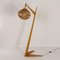 Organic Floor Lamp in Bent Birch Wood, 1960s 5