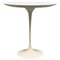 White Laminated Tulip Coffee Table by Eero Saarinen for Knoll, Italy, 1970s, Image 1