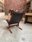 Brown Leather Siesta Armchair 4