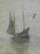 Barcos y el mar de J Whitmore, pintura al óleo, 1907, Imagen 13
