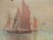 Bateaux et la Mer par J Whitmore, Peinture à l'Huile, 1907 4