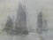 Barcos y el mar de J Whitmore, pintura al óleo, 1907, Imagen 12