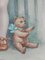 Bambino con orsacchiotto acquerello di A. Reng, 1918, Immagine 2