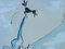 Mid-Century Skifahrer Amüsante Karikatur Aquarell, 1952 4