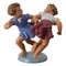 Ceramic Sculpture of 2 Children, Czechoslovakia, 1940s, Image 1