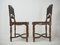 Antique Embossed Leather Chairs, Set of 2 6