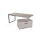 Everywhere White Desk with Drawer Container from Ligne Roset 6