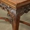 Revival Walnut Red Table, Italy, 20th Century, Image 3