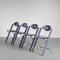 Folding Chairs by Ruud-Jan Kokke for Kembo, the Netherlands, Set of 4 1