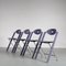 Folding Chairs by Ruud-Jan Kokke for Kembo, the Netherlands, Set of 4 2