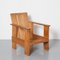 Pallet Pine Chair by Gerrit Thomas Rietveld, Image 1