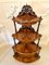 Large Antique Victorian Inlaid Burr Walnut Corner Cabinet, Image 15