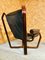 Chaise Viking Vintage en Cuir Coco, 1970s 5