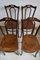 Antique Art Nouveau French Bentwood Dining Chairs, 1910s, Set of 4 3