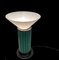 Mid-Century Mint Green Murano Glass Table Lamps, Set of 2 4