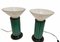Lámparas de mesa Mid-Century de cristal de Murano en verde menta. Juego de 2, Imagen 11