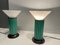 Lampade da tavolo Mid-Century in vetro di Murano verde menta, set di 2, Immagine 2