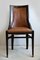 English Gondola Chairs or Dining Chairs with Leather Seat, 1900s, Set of 6, Image 3