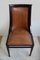 English Gondola Chairs or Dining Chairs with Leather Seat, 1900s, Set of 6 9