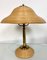 Mid-Century Italian Bamboo and Brass Table Lamp, 1960s 1