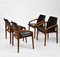 Danish Mid-Century Teak Model 23 Dining Chairs by Henning Kjærnulf for Korup Stolefabrik, Set of 4 12