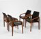 Danish Mid-Century Teak Model 23 Dining Chairs by Henning Kjærnulf for Korup Stolefabrik, Set of 4, Image 12