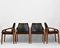 Danish Mid-Century Teak Model 23 Dining Chairs by Henning Kjærnulf for Korup Stolefabrik, Set of 4, Image 8