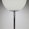 Postmodern Opaline Glass and Chrome Floor Lamp, 1980s 6