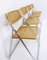 Italian Chrome and Cane Folding Dining Chairs from Arben, 1970s, Set of 4 11