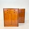 Early 20th Century Art Deco Dresser Chest of Drawers in Mahogany, Set of 2, Image 2
