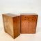 Early 20th Century Art Deco Dresser Chest of Drawers in Mahogany, Set of 2, Image 9