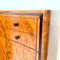 Early 20th Century Art Deco Dresser Chest of Drawers in Mahogany, Set of 2, Image 8