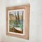 French Oil Painting with Harbor Scene, 1940s 6